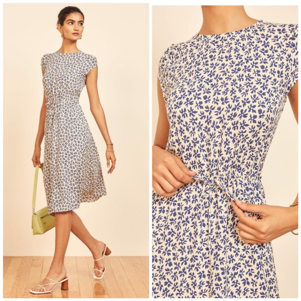 Reformation Rockwell Dress in Bombay size 4